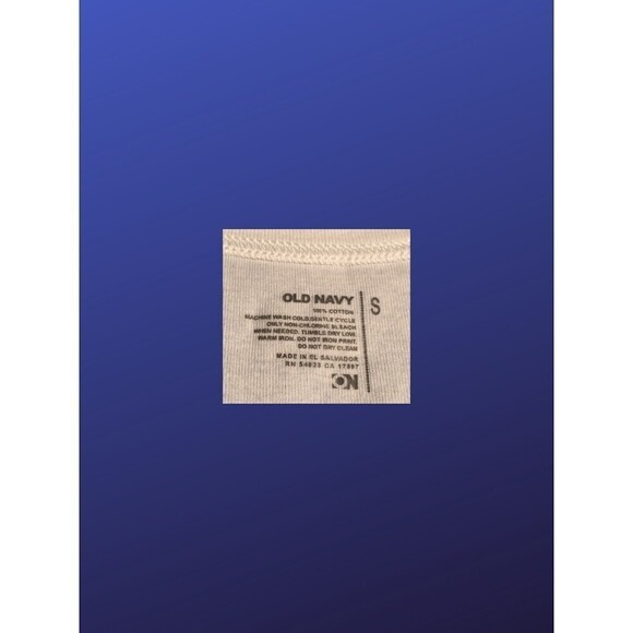 OLD NAVY 100% Cotton Short Sleeve Tee, LOT of 2, WHITE, Size Small, NWOT - Picture 3 of 10